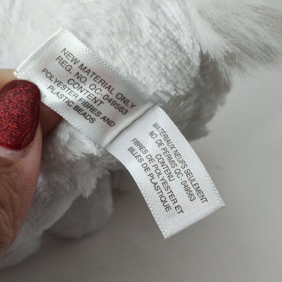 TySilk Phoenix The White Fox Beanie Boo Stuffed Animal Plush FLAW - NO HANG TAG - Picture 6 of 7